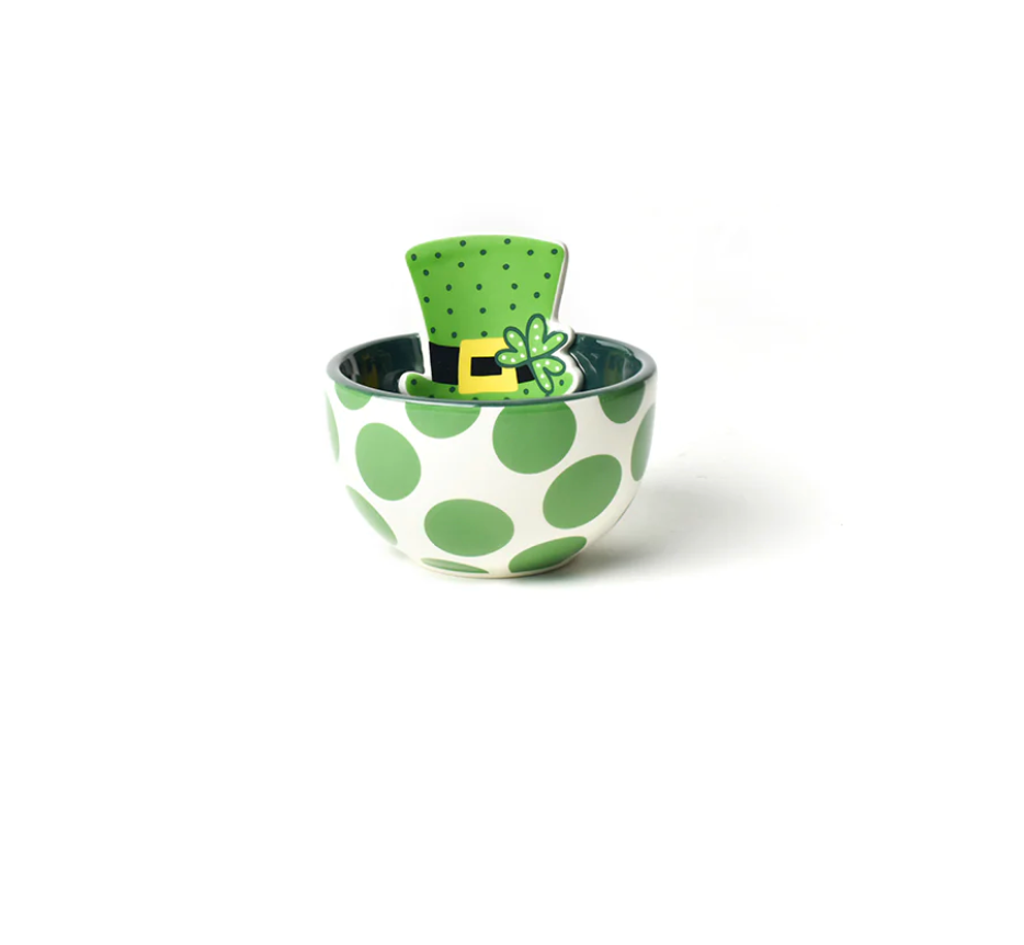 HAPPY EVERYTHING LEPRECHAUN HAT EMBELLISHMENT BOWL - A. Dodson's