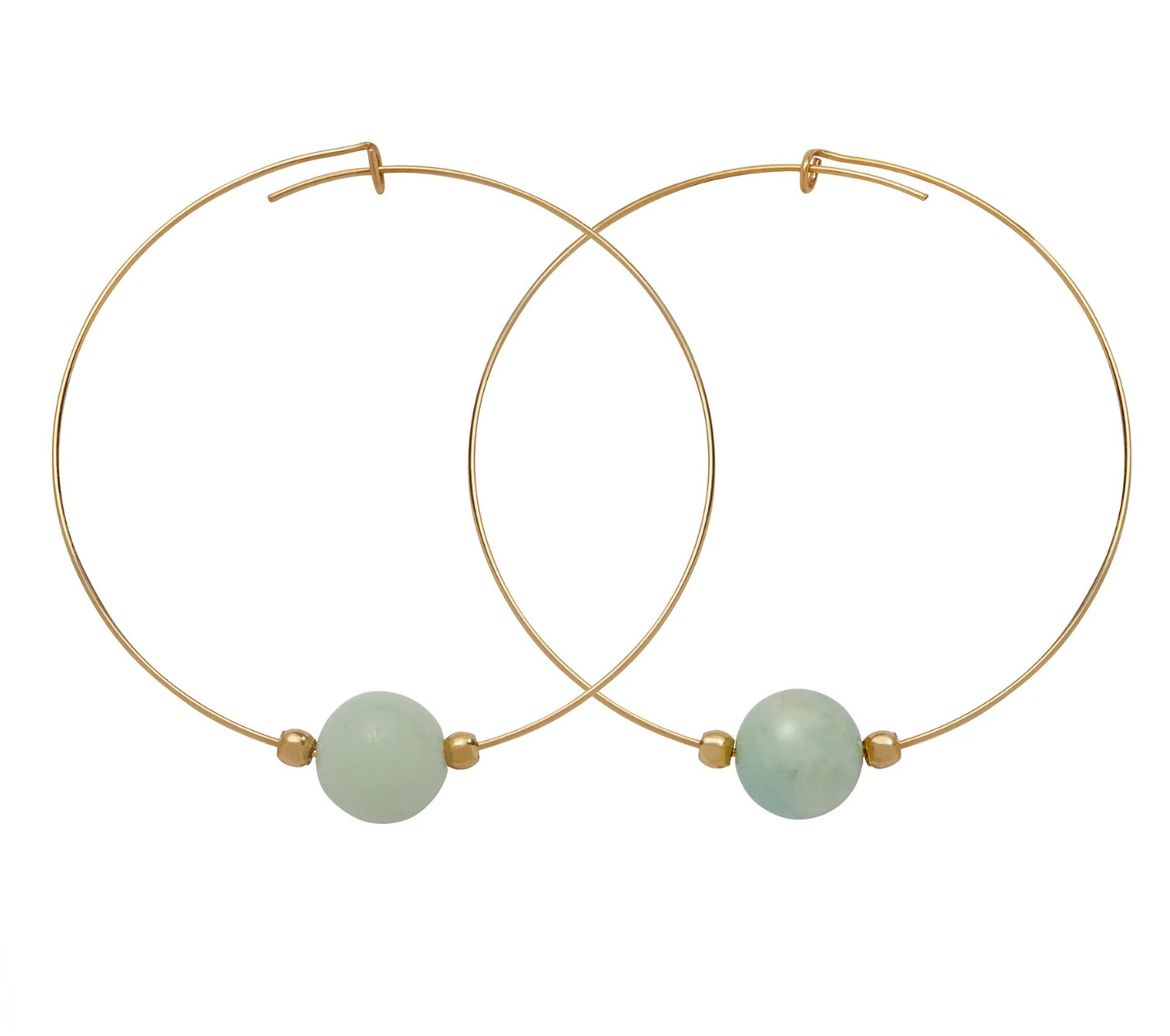 Hyevibe Gemstone 10mm Earring - Gold - 8 Styles by &Livy - A. Dodson's