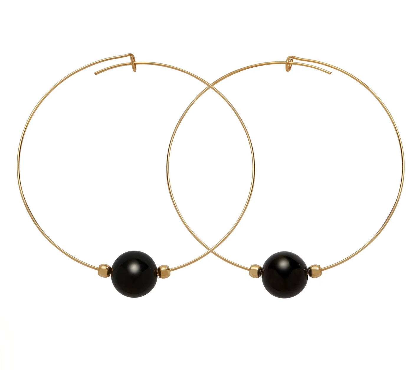 Hyevibe Gemstone 10mm Earring - Gold - 8 Styles by &Livy - A. Dodson's