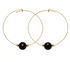 Hyevibe Gemstone 10mm Earring - Gold - 8 Styles by &Livy - A. Dodson's