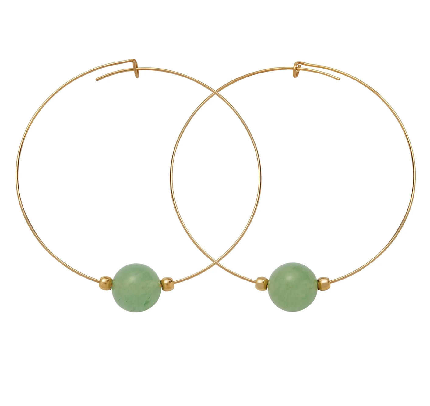 Hyevibe Gemstone 10mm Earring - Gold - 8 Styles by &Livy - A. Dodson's