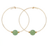 Hyevibe Gemstone 10mm Earring - Gold - 8 Styles by &Livy - A. Dodson's