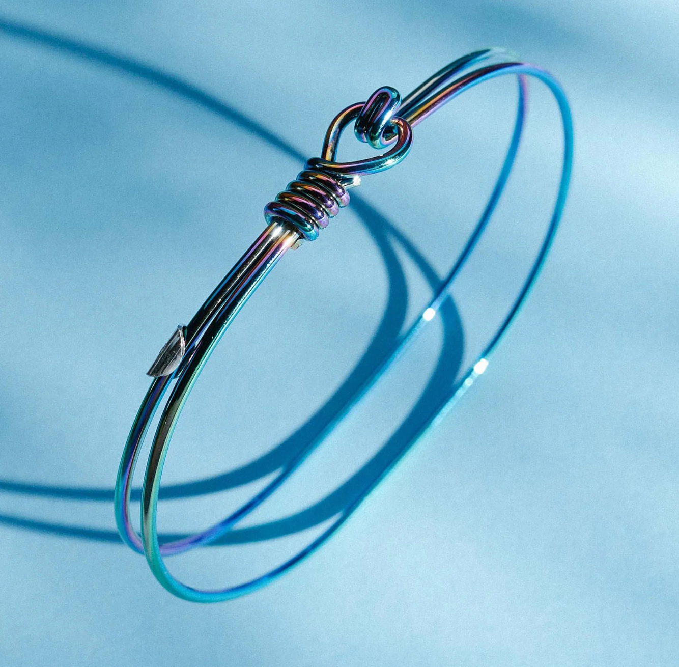 Love Knot Bangle Bracelet - 6 colors, 2 sizes by &Livy - A. Dodson's
