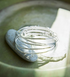 Posy - I Love You Mom Bangle - Antique Silver Finish by &Livy - A. Dodson's