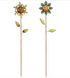 Metal Flower Faces Garden Stake - 2 Styles - A. Dodson's