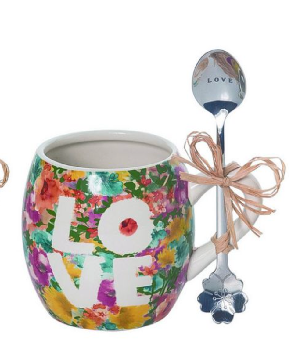 Dolomite Love Mug and Spoon Set - 4 styles - A. Dodson's