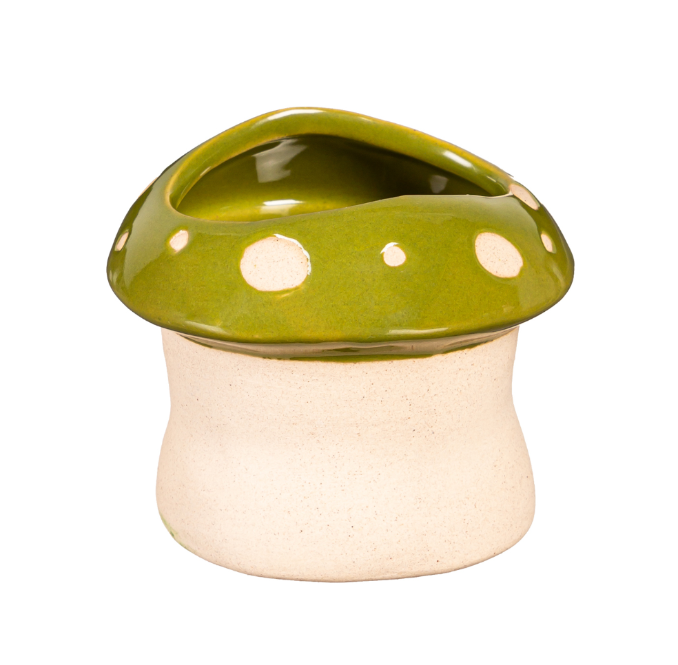 Mushroom Ceramic Planter, 3 Colors - A. Dodson's
