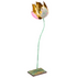 Metal Pink & Gold Flower Statuary - A. Dodson's