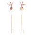 36"H Dancing Fairies Metal Garden Stake - 2 Styles
