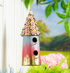 Flower Roof Decorative Metal Birdhouse, Large - A. Dodson's