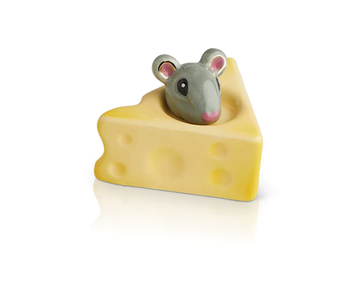NORA FLEMING CHEESE PLEASE MOUSE & CHEESE MINI A223