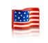 NORA FLEMING STARS & STRIPES FOREVER AMERICAN FLAG MINI A18 - A. Dodson's
