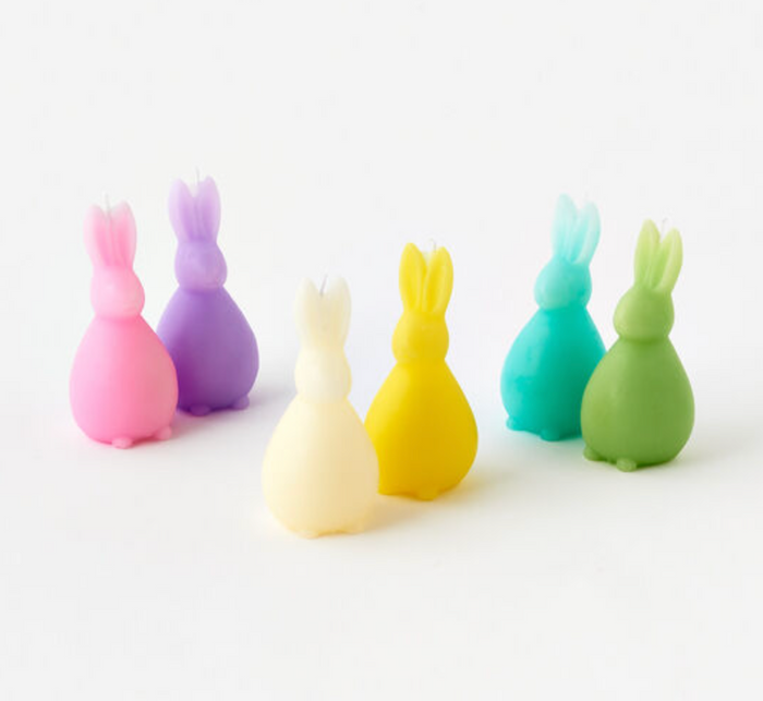 Bunny Candle, 6 Colors, 5.75"