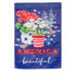 America the Beautiful Suede Garden Flag - A. Dodson's