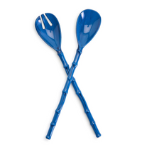 Blue Bamboo Touch Accent Set of 2 Servers