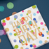 Happy Birthday Confetti Paper Luncheon Napkins - A. Dodson's