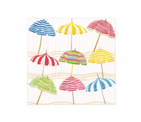 Beach Umbrellas Paper Cocktail Napkins