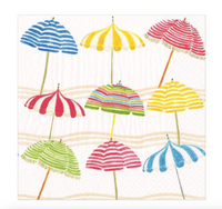 Beach Umbrellas Paper Luncheon Napkins