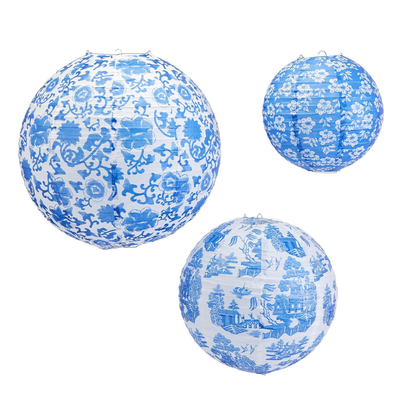 Chinoiserie Chic Lanterns - 3 sizes - A. Dodson's