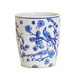 BLUE AND WHITE BLOSSOM BIRD HAND PAINTED PLANTER - 2 SIZES - A. Dodson's