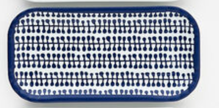 Fish Tray, 4 Asst, Melamine, 4" x 8"