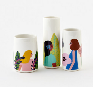Anne Bentley Vase, 3 Asst, Ceramic