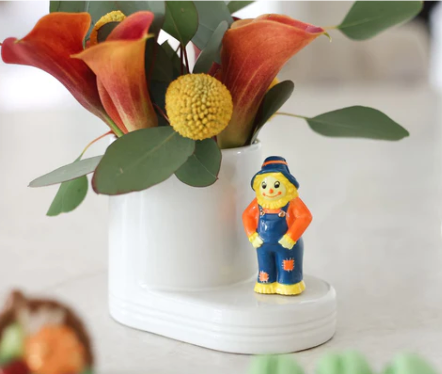 NORA FLEMING PINSTRIPES ROUND CUTIE CONTAINER CC02 - A. Dodson's
