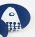 Heads or Tails Fish "Paper" Plate, Melamine, 9"