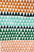 Triangle/Paint Dabs Dish Towel, 2 Asst, Fabric, 18" x 28"