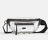 Hammitt Charles Medium Leather Belt Bag in Clear Black with Gunmetal - A. Dodson's