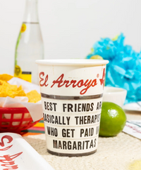 El Arroyo 12 oz Party Cups (Pack of 12) - Best Friends