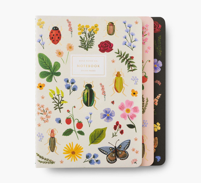 Curio Stitched Notebook Set - 3 Pack by Rifle Paper Co