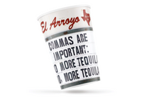 El Arroyo 12 oz Party Cups (Pack of 12) - Commas Are Important