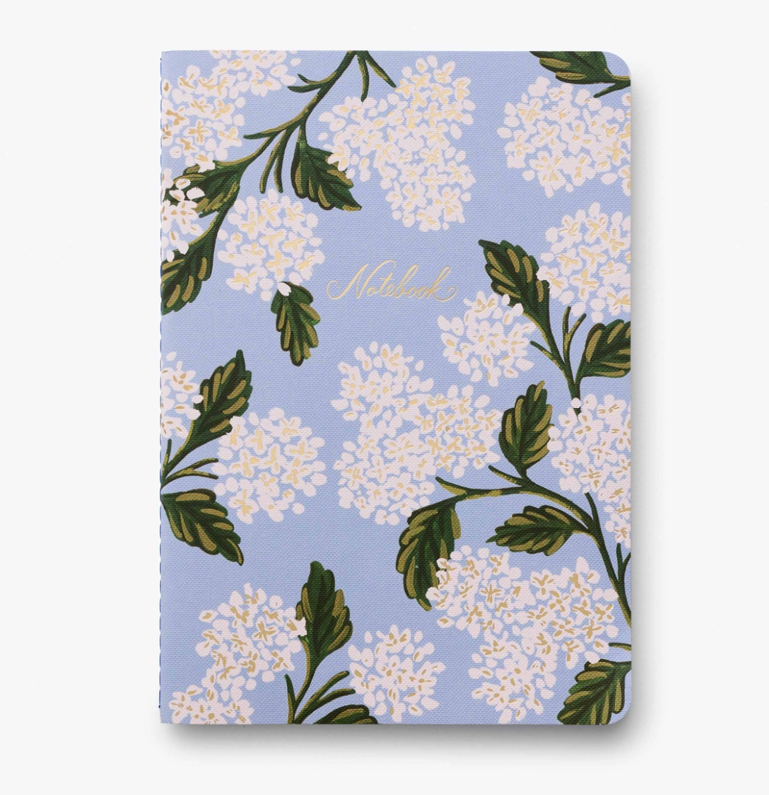 Hydrangea Stitched Notebook Set - 3 Pack by Rifle Paper Co - A. Dodson's