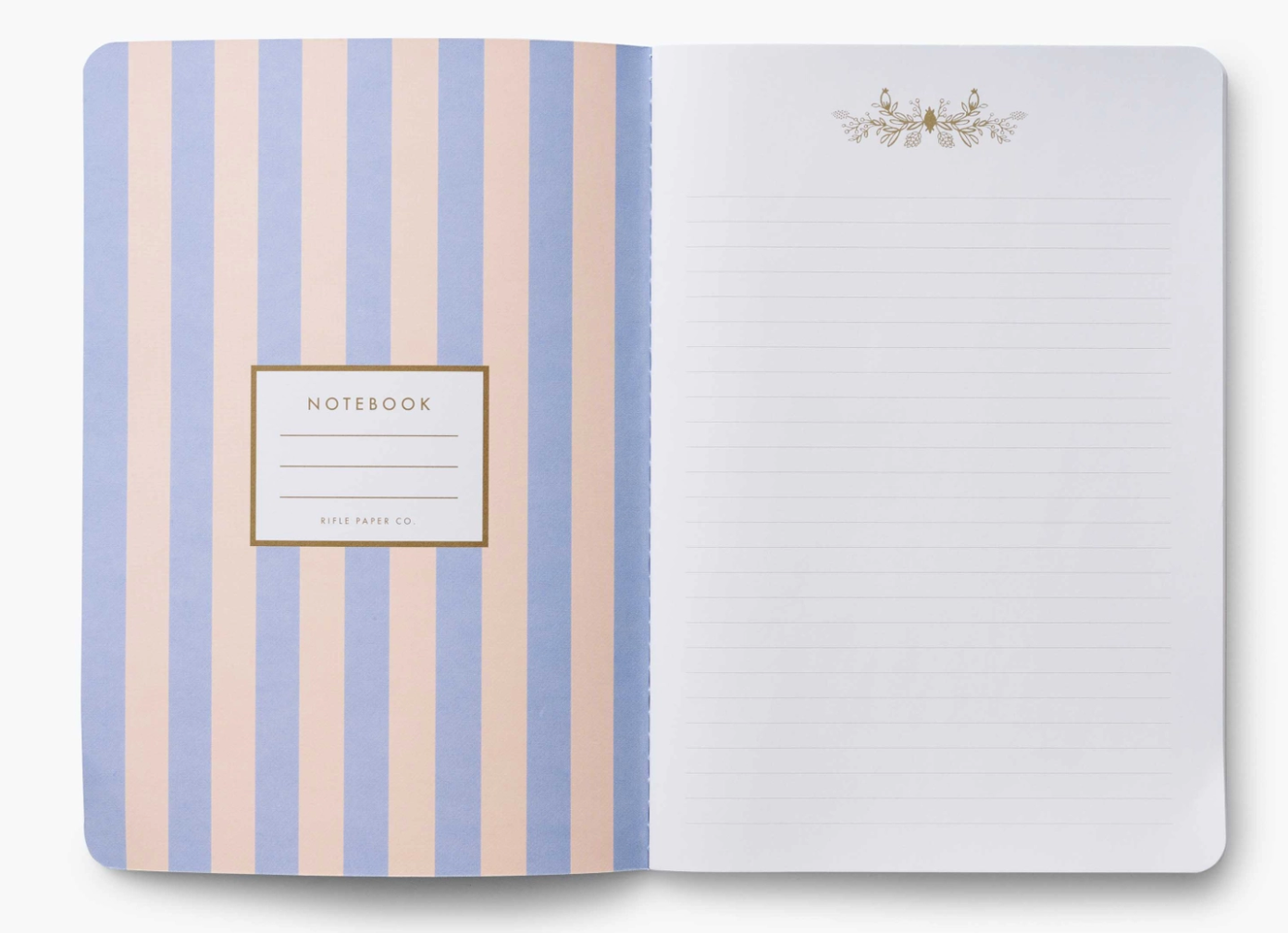Hydrangea Stitched Notebook Set - 3 Pack by Rifle Paper Co - A. Dodson's