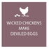 Wicked Chickens Beverage Napkin - A. Dodson's
