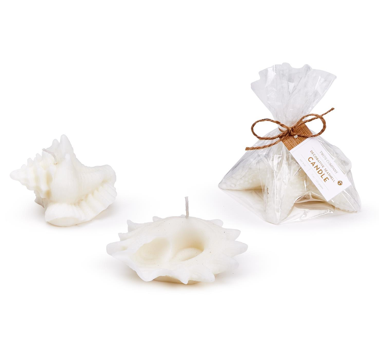 Seashell Decorative Candle - 3 Styles - A. Dodson's
