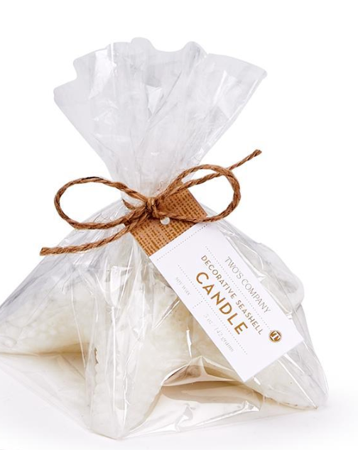Seashell Decorative Candle - 3 Styles - A. Dodson's