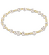 egirl hope unwritten 4mm bead bracelet- pearl - A. Dodson's
