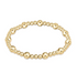 classic sincerity pattern 6mm bead bracelet - gold by enewton - A. Dodson's
