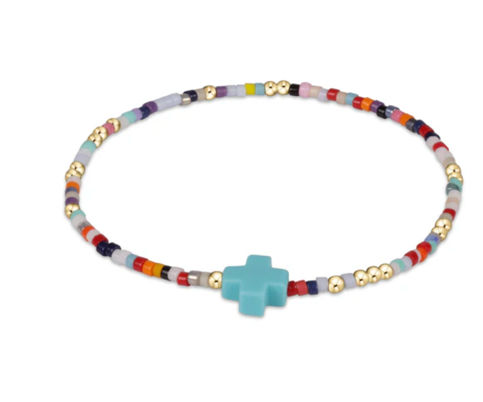 enewton extends - gameday hope unwritten bracelet - gold luster by enewton