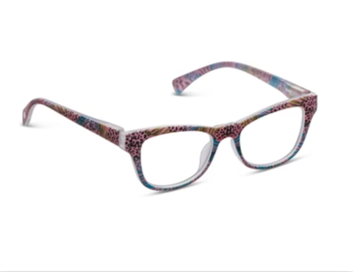 PEEPERS LYNX BLUE LIGHT READERS - PINK SAFARI - A. Dodson's