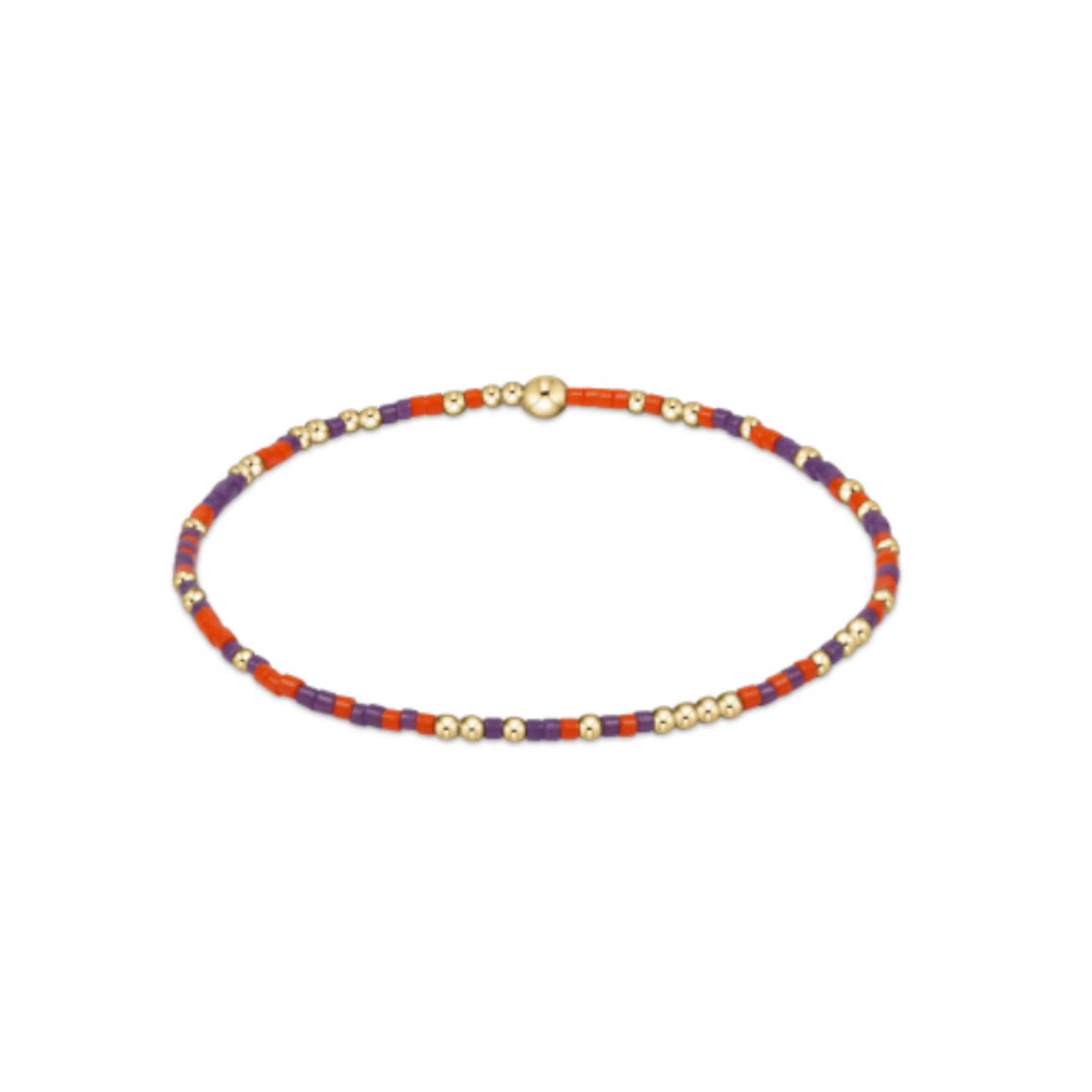 enewton extends - gameday hope unwritten bracelet - purple-white by enewton