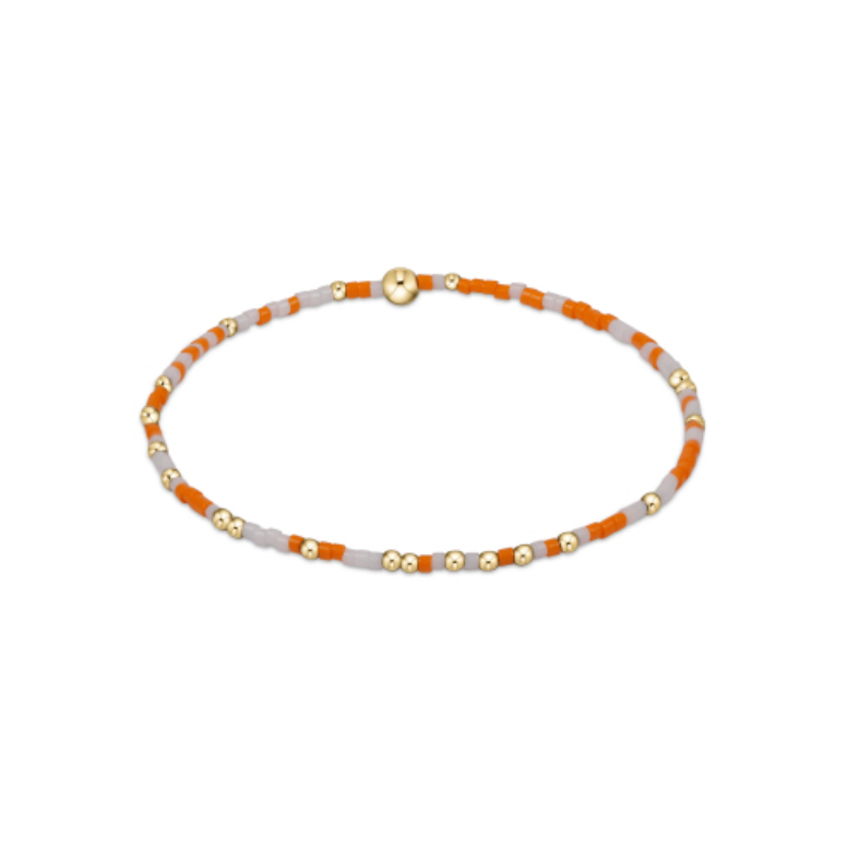 enewton extends - gameday hope unwritten bracelet - orange-white - A. Dodson's