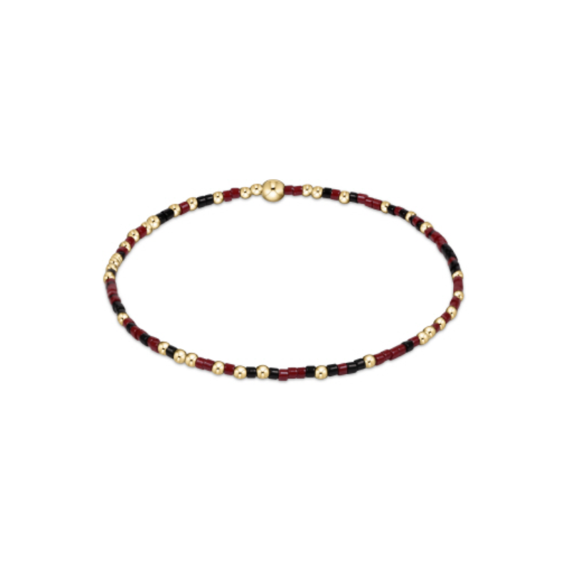 gameday hope unwritten bracelet - wine/onyx by enewton
