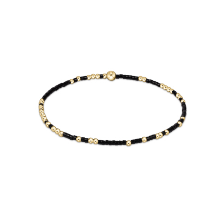 gameday hope unwritten bracelet -bright red and oynx by enewton