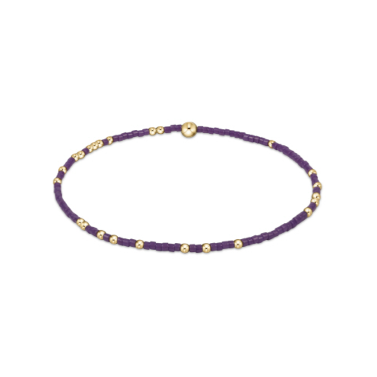 gameday hope unwritten bracelet - purple - A. Dodson's