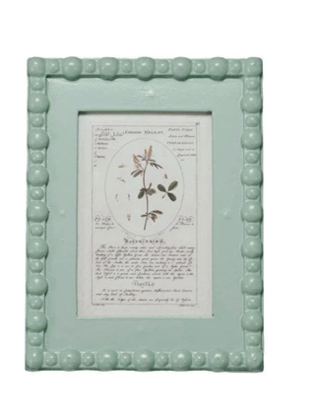 Picture Frame w/ Vintage Reproduction 5 X 7 Inch