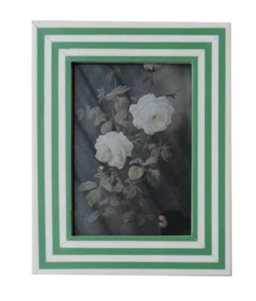 Photo Frame w/ Inlaid Stripes 5 X 7 Inch
