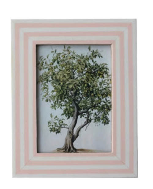 Photo Frame w/ Inlaid Stripes 5 X 7 Inch